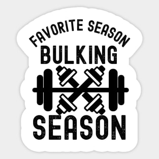 Favorite Season Bulking Season Sticker